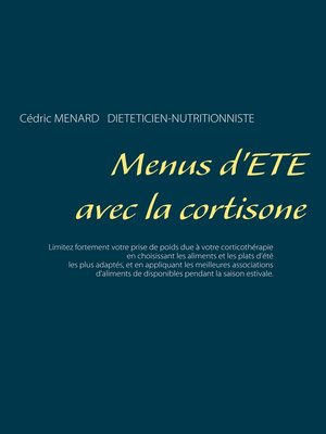 cover image of Menus d'été avec la cortisone